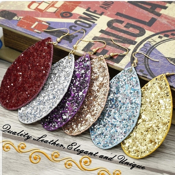 Jewelry - Sequin Teardrop Earrings